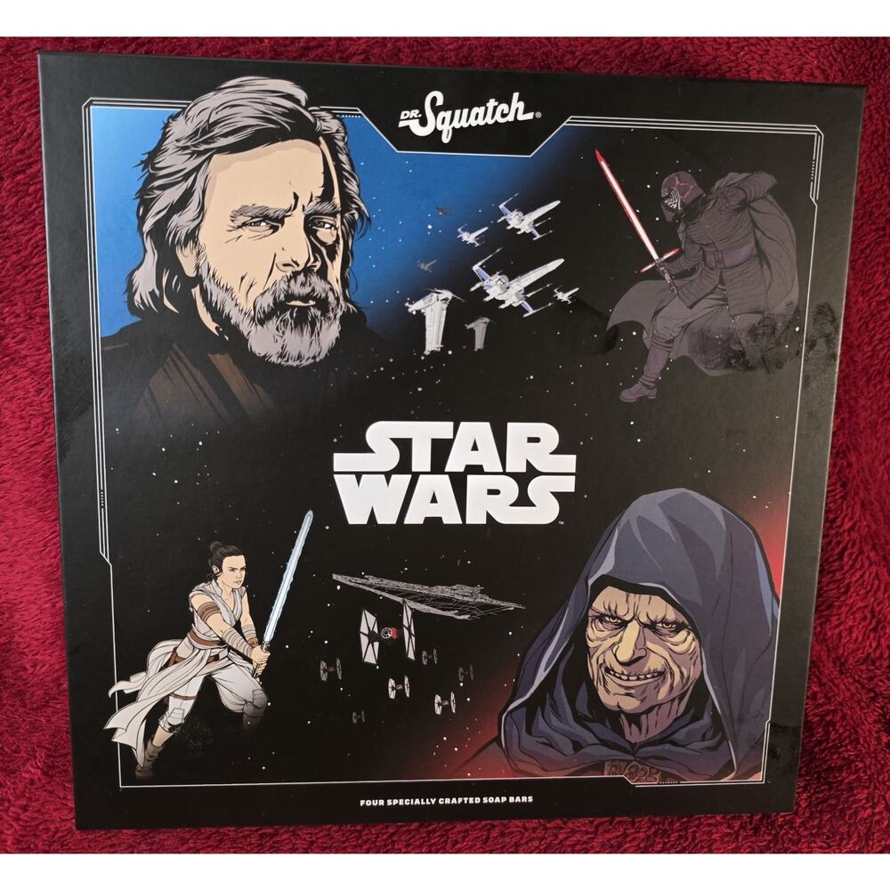 Dr. Squatch Star Wars Collector’s Box Set 4 Bar Soap Limited Edition Disney - Picture 2 of 5